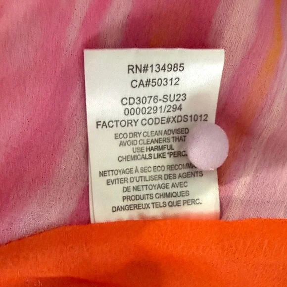 For Love And Lemons Orange and Purple Mini Dress - Picture 12 of 12